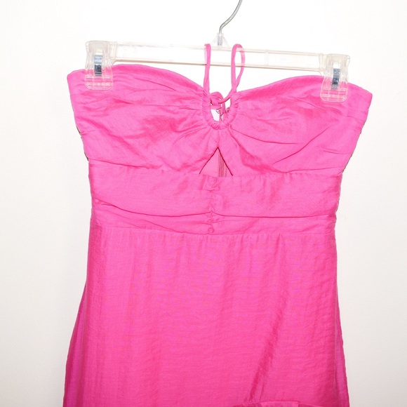 Amanda Uprichard Estrada Asymmetrical Ruffle Dress - Picture 4 of 6